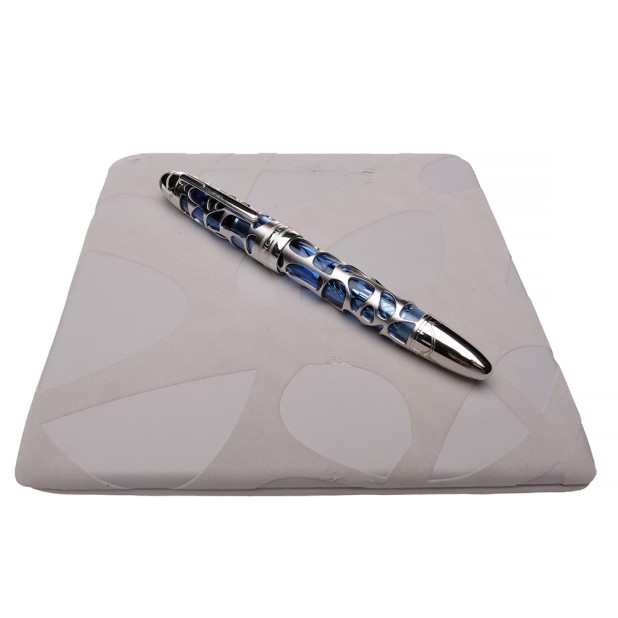 Montblanc Meisterstück Solitaire Blue Hour Skeleton 149 Caneta de Tinta Permanente  Pre-owned